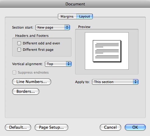 double space in microsoft word 2011 for mac